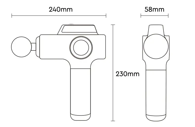 Massage Gun Small Muscle Massager Household