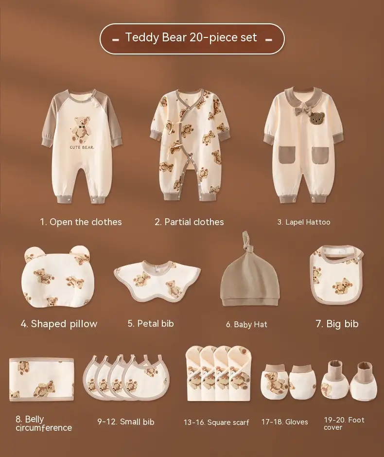 Newborn Gift Box Newborn Baby Meeting Etiquette Clothes Suit