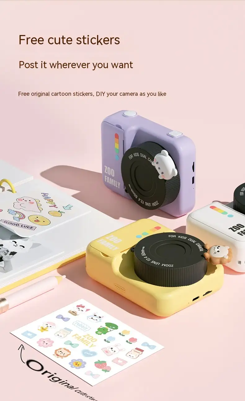 Cute Children's Printing Camera Digital Camera Mini