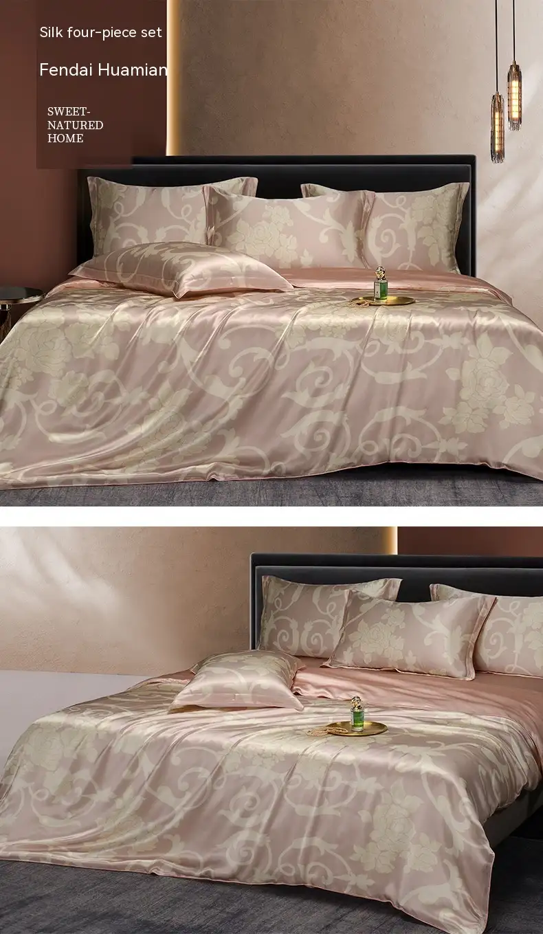 Bed Silk Four-piece Set