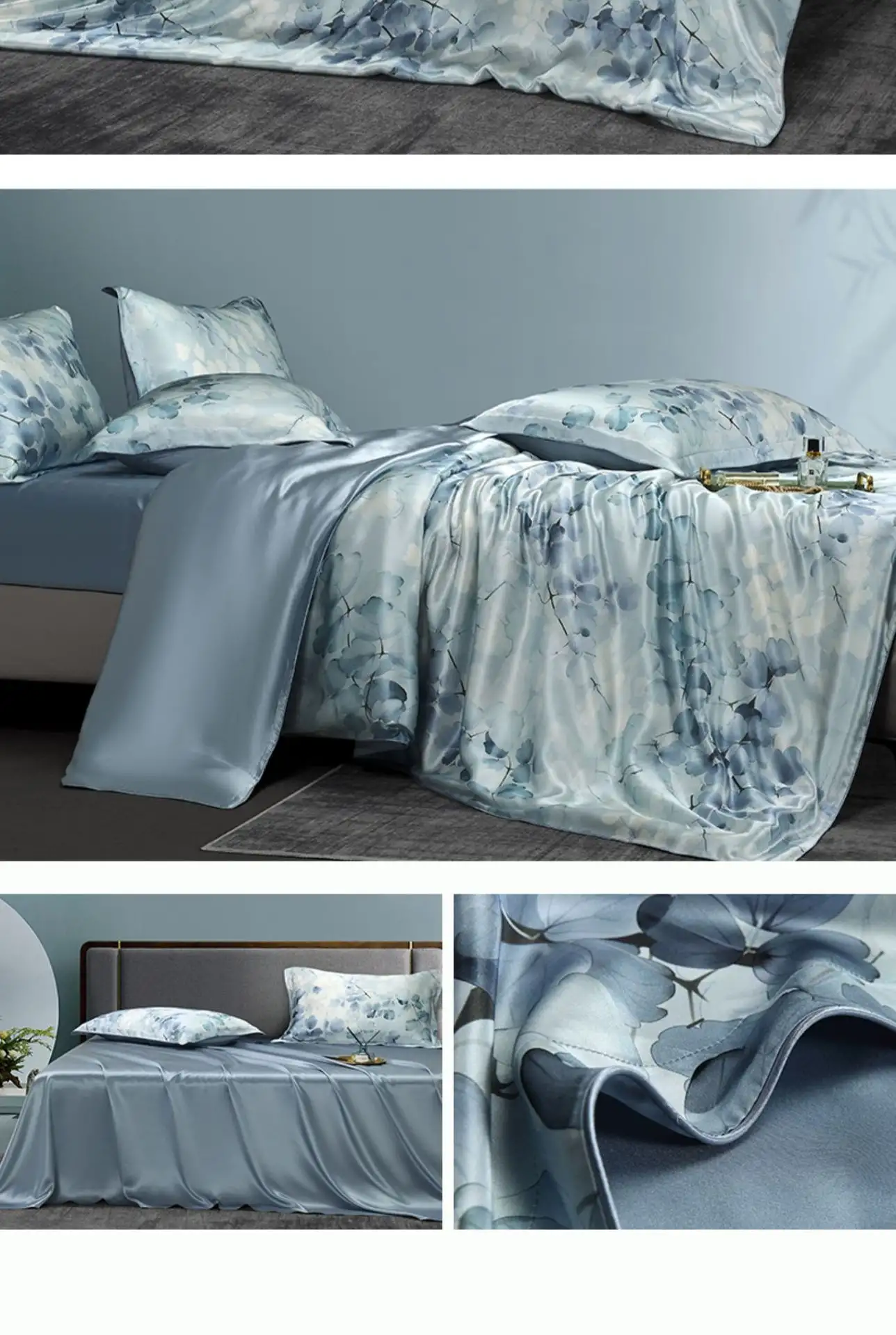 Bed Silk Four-piece Set