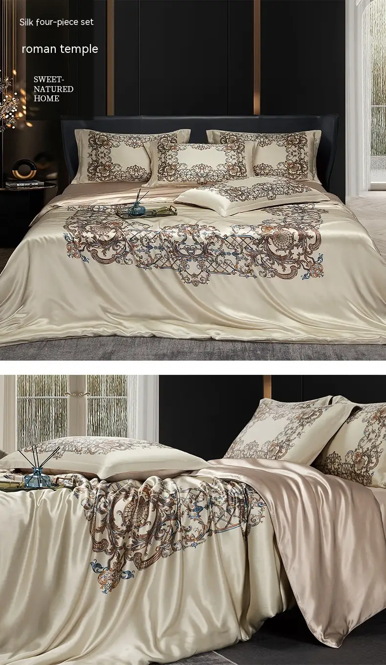 Bed Silk Four-piece Set