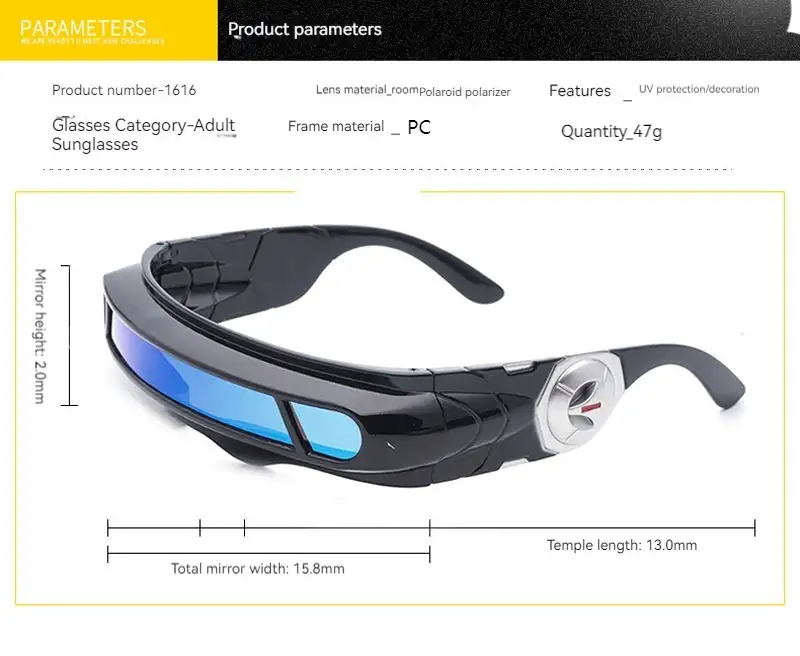 Polarized Color Film Sunglasses