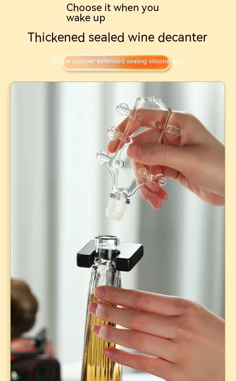 Creative Guitar Decanter Set With High Borosilicate Glass