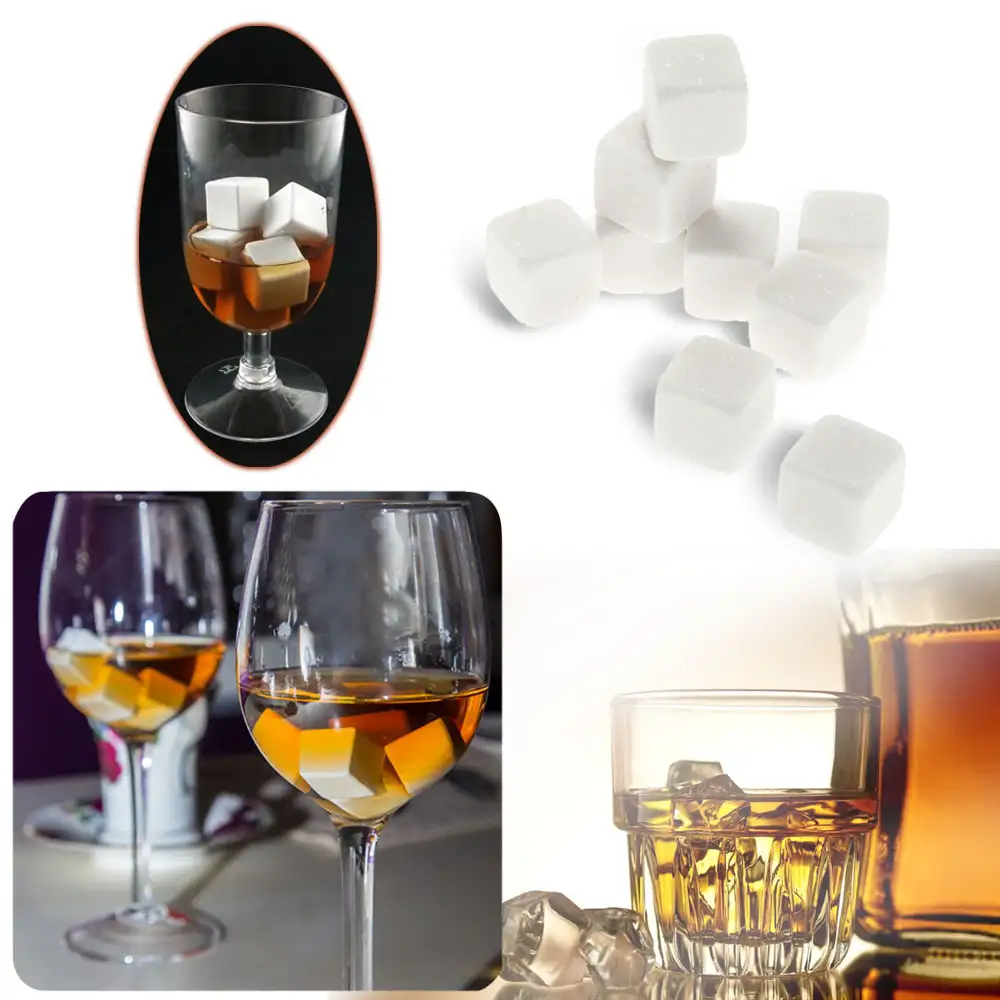 Whisky Stone Whisky Stones Glass Wooden Gift Box