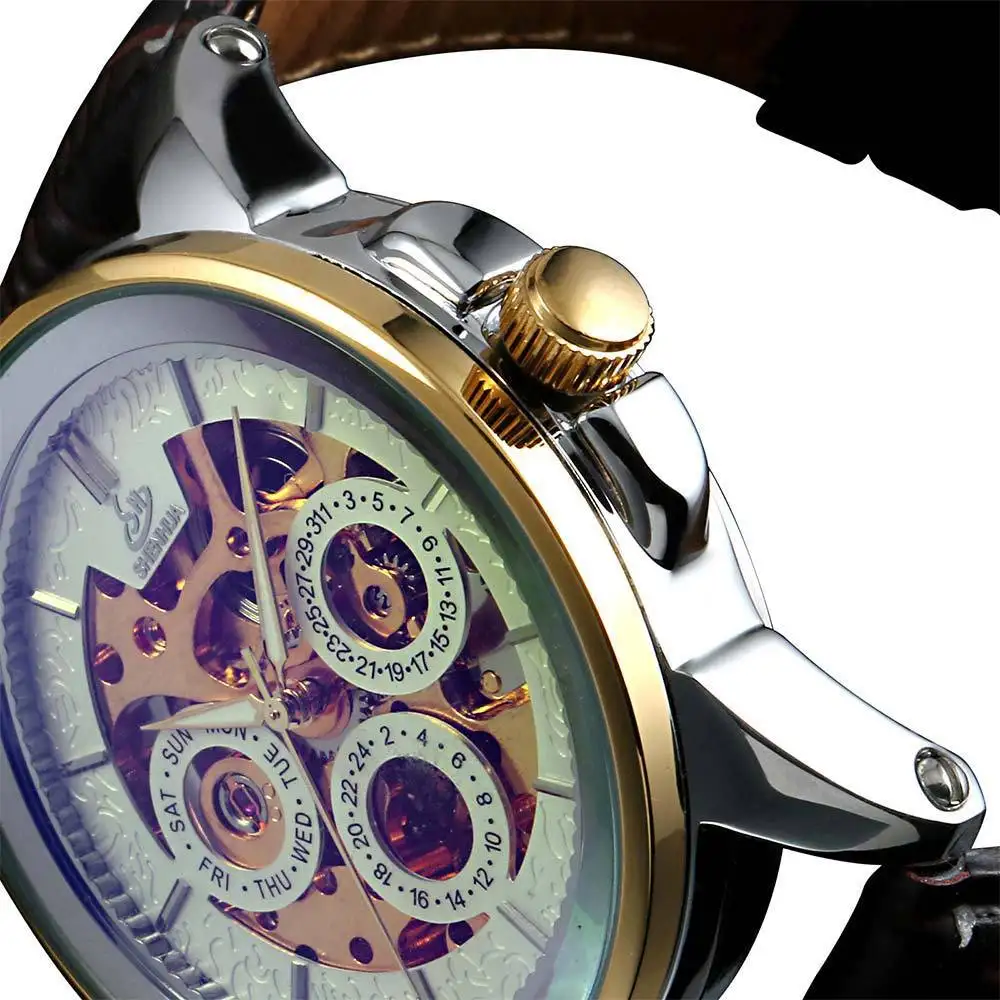 Men's Fashion Hollowed-out Automatic Mechanical Watch