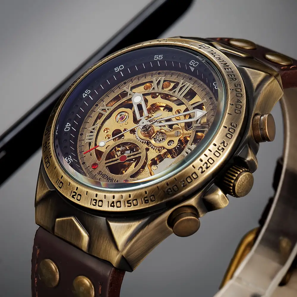 Men's Fashion Hollowed-out Automatic Mechanical Watch