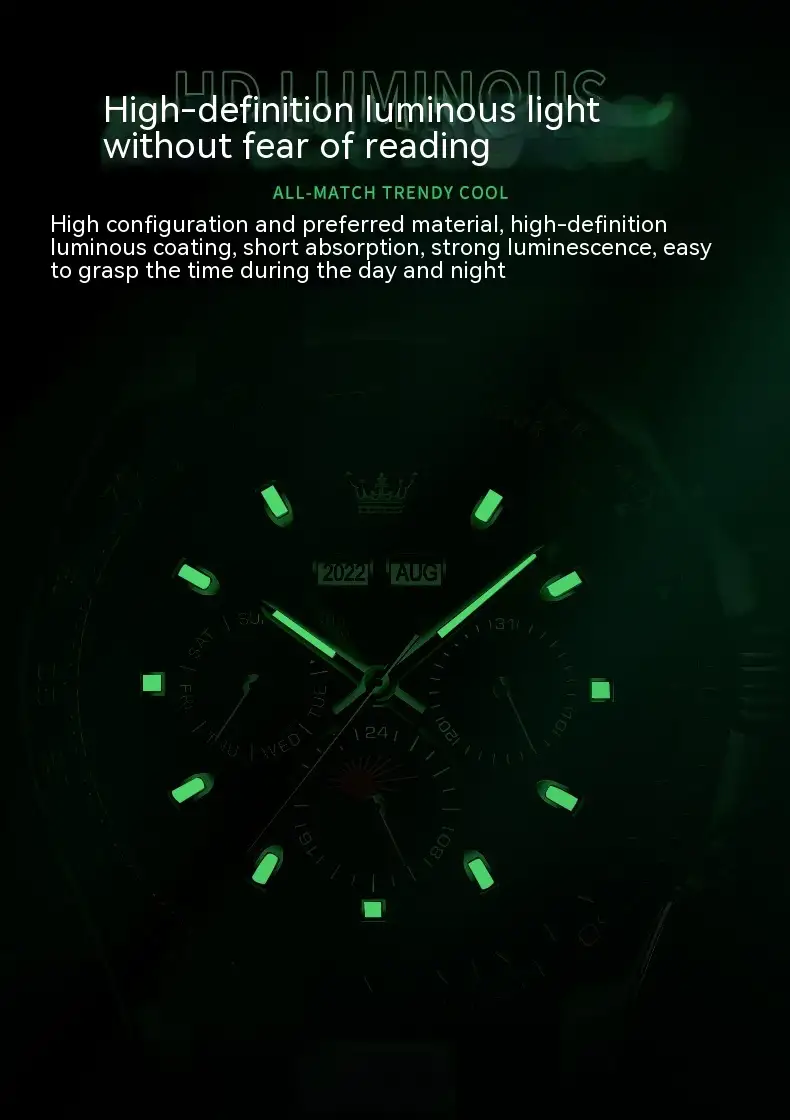 Mechanical Automatic Multifunctional Men's Watch