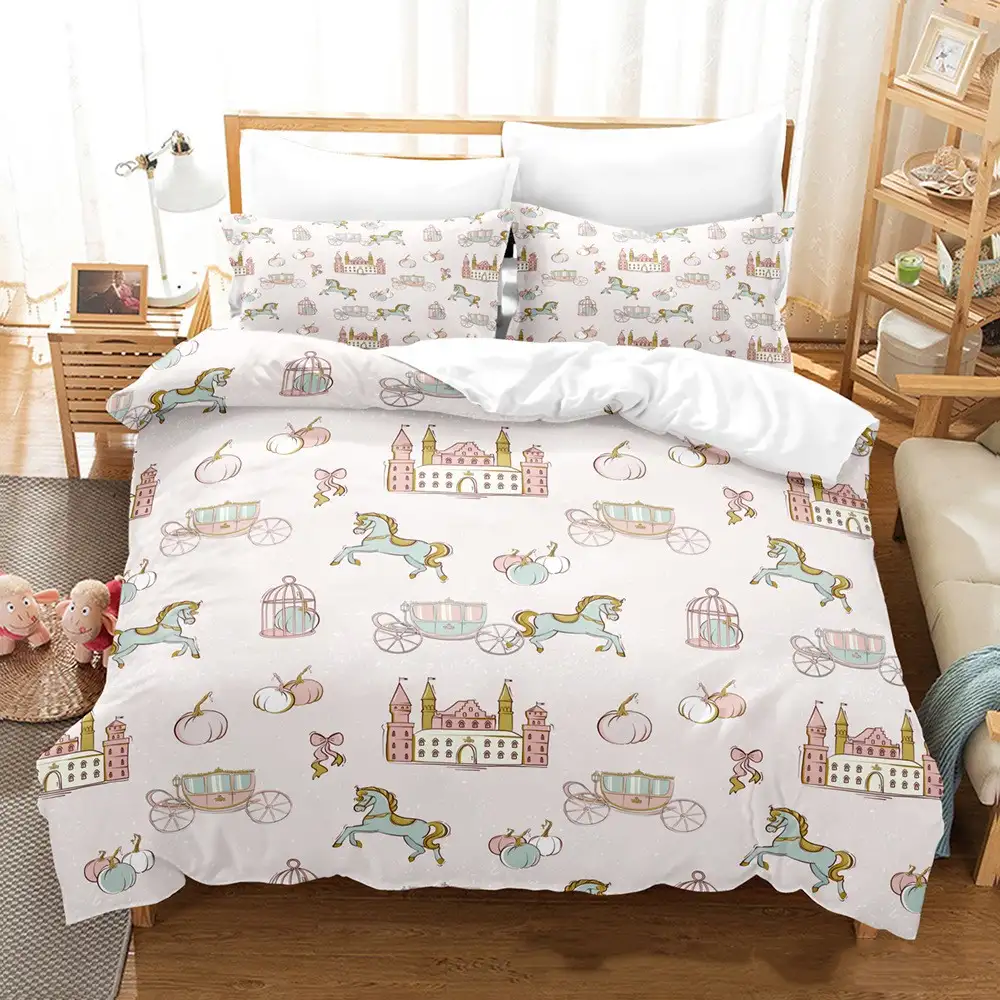 Home Textile Cartoon Series Three-piece Set