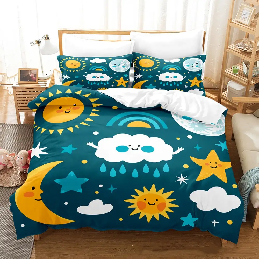 Home Textile Cartoon Series Three-piece Set