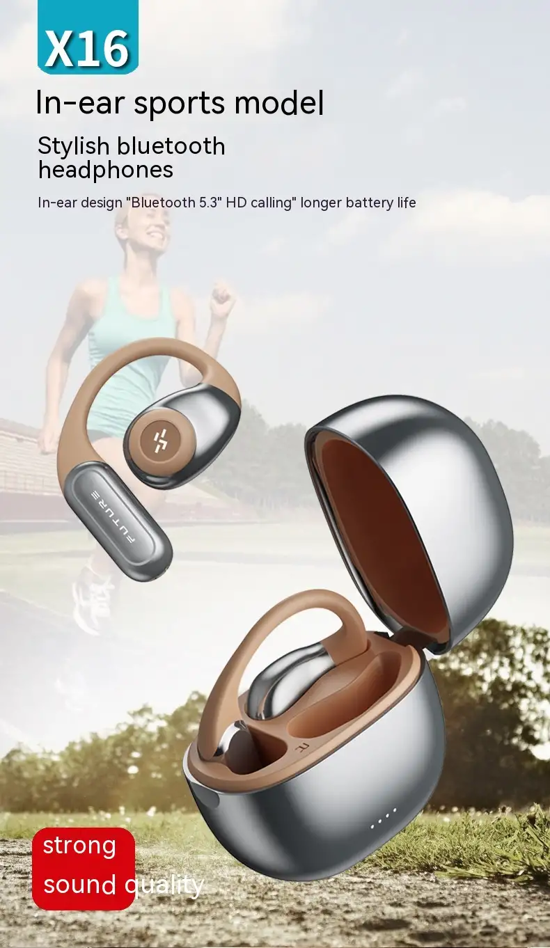 New Bluetooth Ear-mounted Wireless Long Endurance Bone Conduction Headset