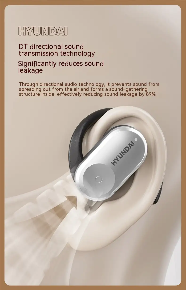 Hyundai Ear Hook Wireless Bluetooth Headset