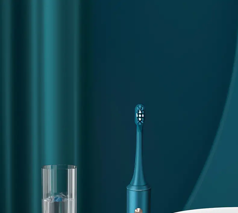 Caredite Newest Travel Electronic Toothbrush With Ultraviolet Disinfection Function Case Suit, 4 Cleaning Modes With 3 Power Model, 45 Days Long Lasting Battery Life