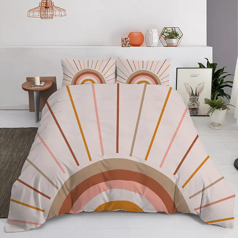 Fashion Pastel Bedding Three-piece Set