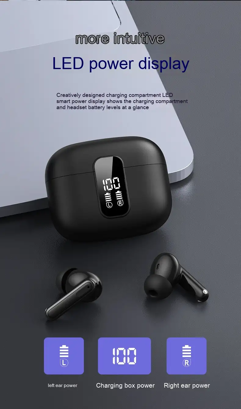 Y40 New ANC ENC Dual-camera Noise Reduction True Wireless Bluetooth Earphone In-ear