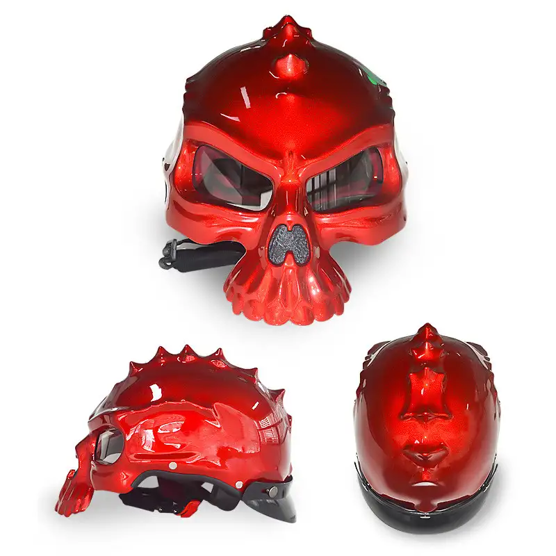 Skull Helmet Double-sided Change Wear Personality Art Helmet