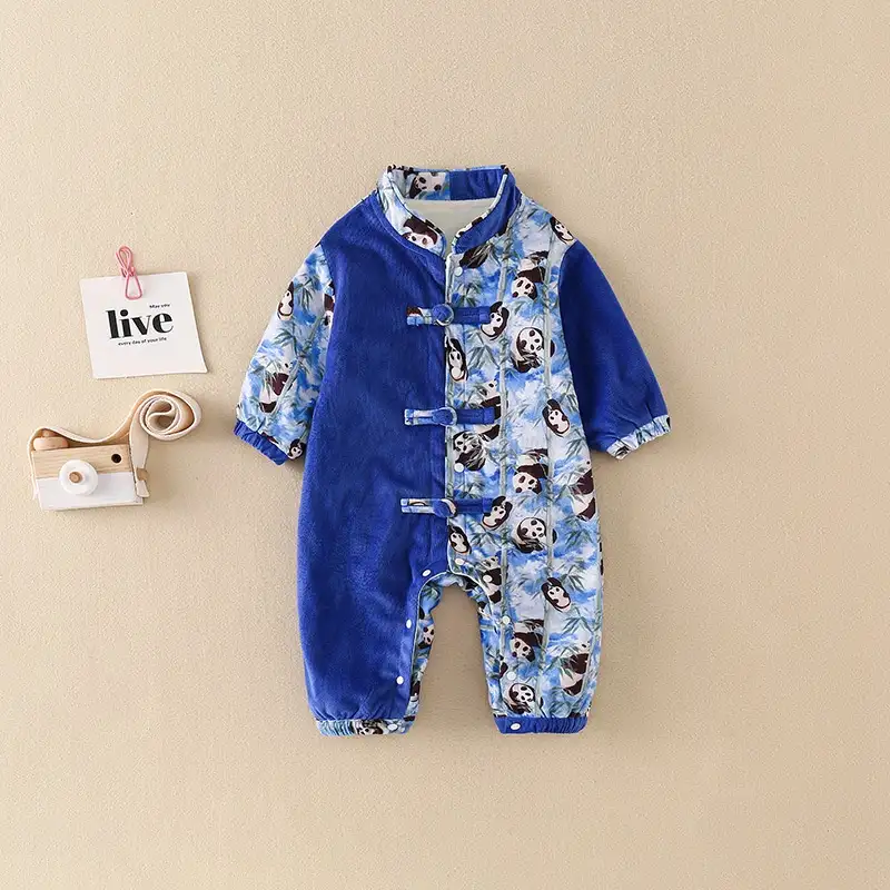 Children's Clothing Hanfu Baby Jumpsuit Long-sleeve Jumpsuit Chinese Style