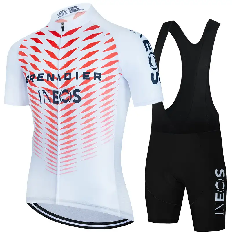 Men's Mesh Thin Sports Short Sleeve Cycling Suit