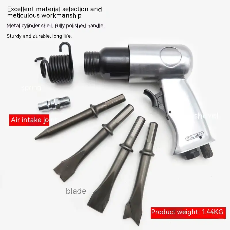 Air Hammer Air Hammer Tool Brake Pad Air Pick Rust Remover Gun Head Chisel Tire Repair Machine