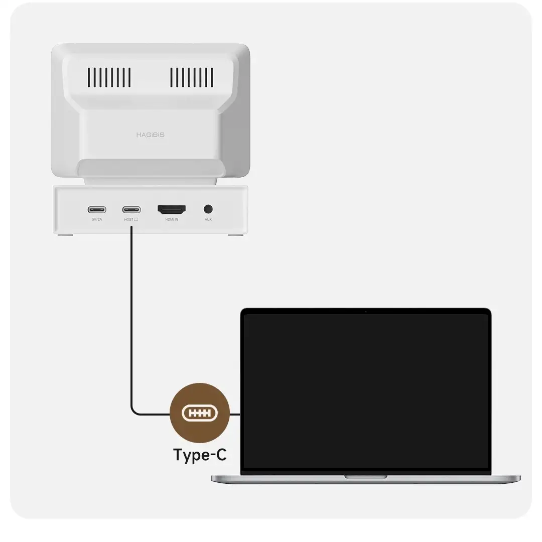 Small Computer Secondary Screen Desktop Expansion Dock Chassis