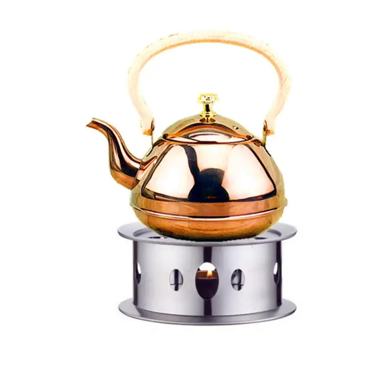 Stainless Steel Hollow Circle Tea Warmer