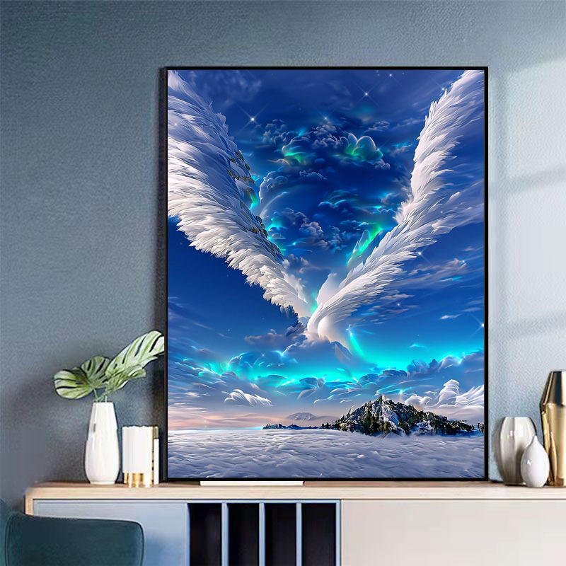 F096 Angel Wings-40x50