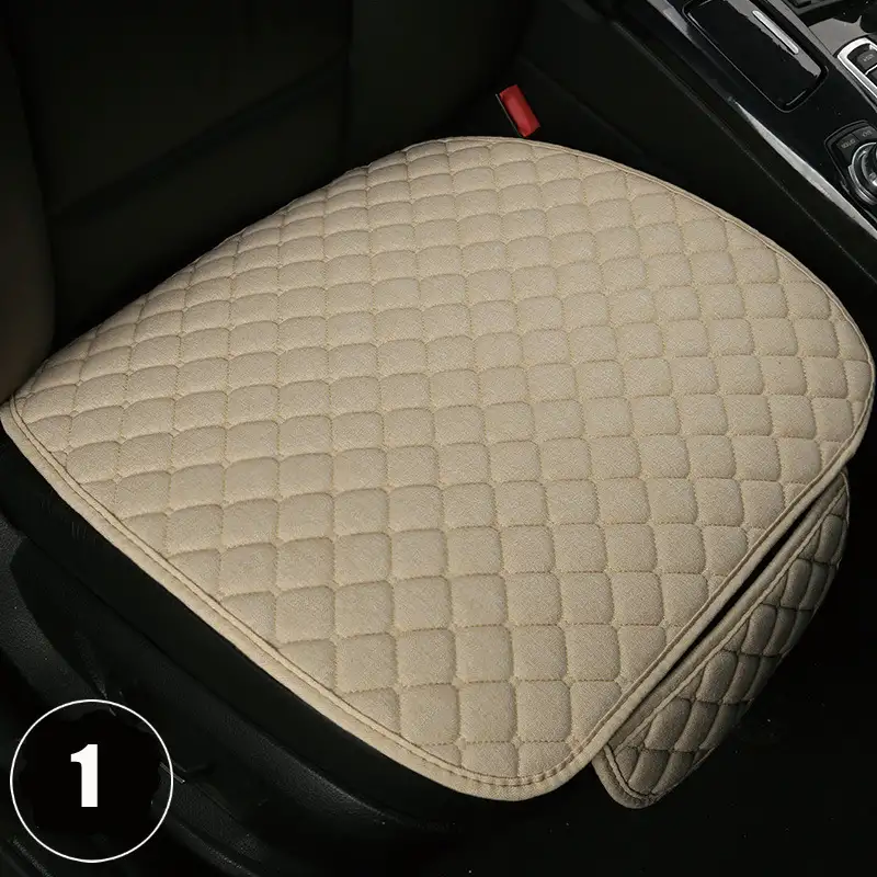 Linen Car Seat Cushion Universal Car Cushion