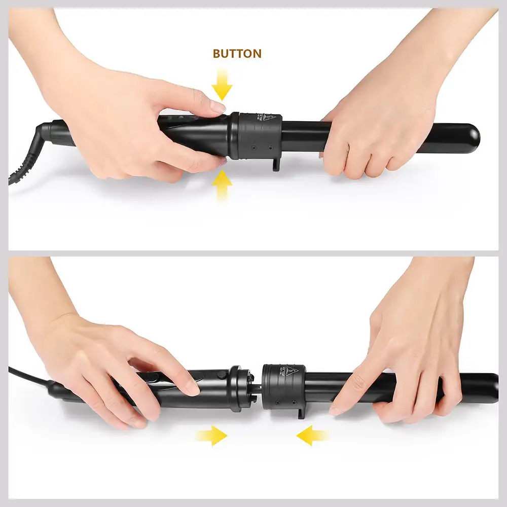 Hair Curler Hair Curler For Curling Or Straightening Multi-function LED Multi-gear Temperature Adjustment 6 In 1 Hair Curler