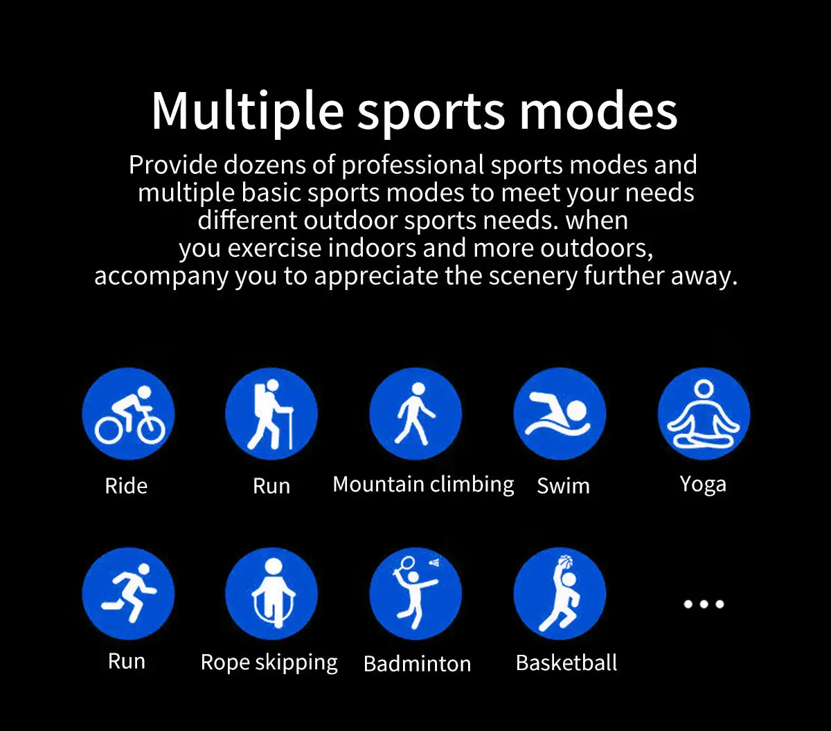 Multi-sport Mode Callable Heart Rate Weather Watch