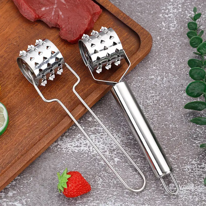 Stainless Steel Steak Pork Chop Quick Rolling Hammer