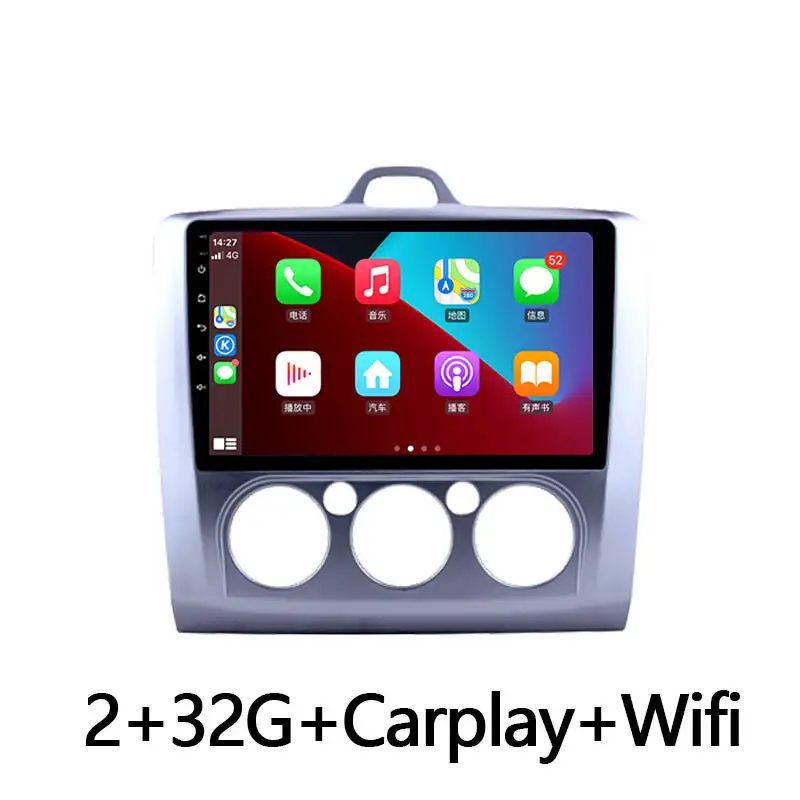 Manual Air Conditioner Android Smart Center Console And Navigation Wireless Carplay