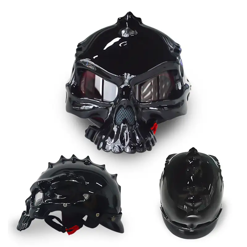 Skull Helmet Double-sided Change Wear Personality Art Helmet