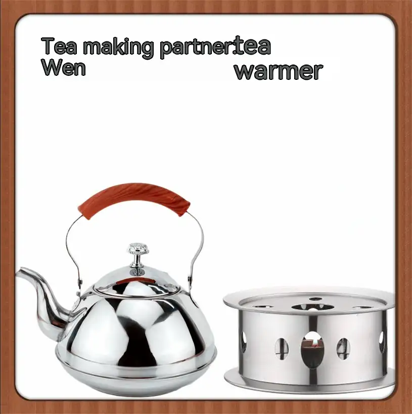 Stainless Steel Hollow Circle Tea Warmer