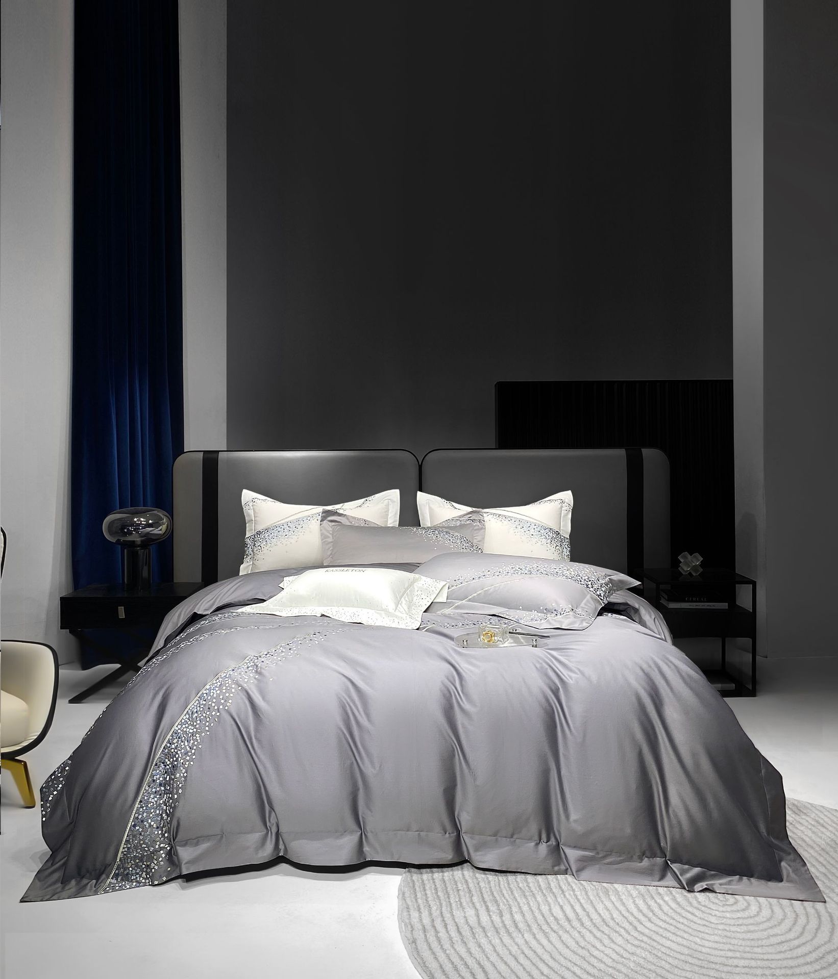 Modern Gray-200cm Bed Sheet 220x240