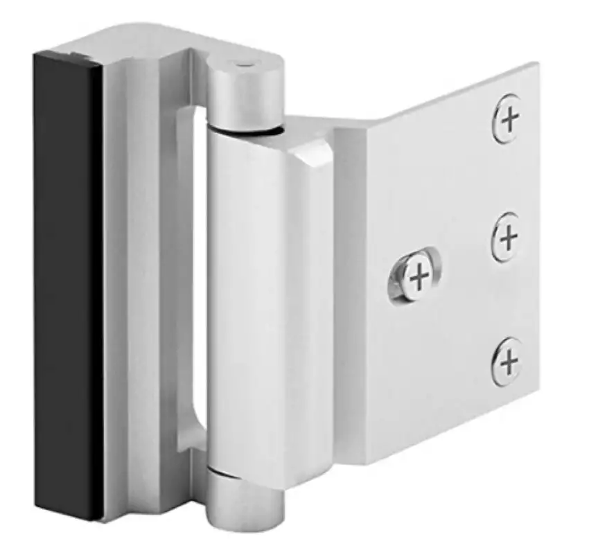 Child Safety Door Reinforced Lock With 3 Inches Stop Aluminum Alloy Hinge Upgrade Night Lock