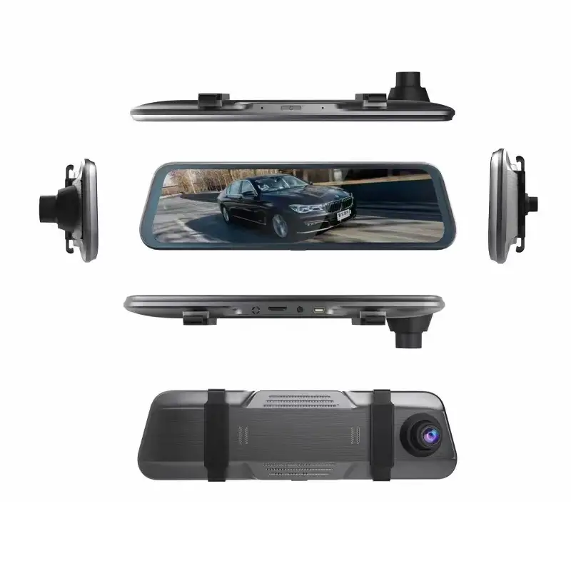 Driving Recorder HD Rearview Mirror 10-inch Full Screen Touch