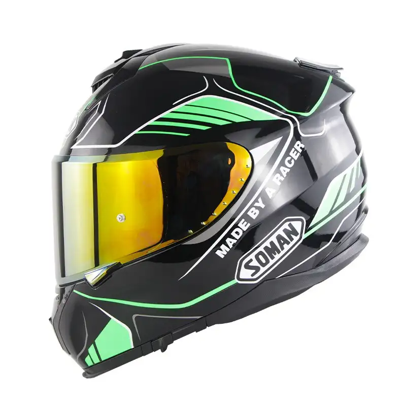 Motorcycle Full Face Helmet Motorcycle Riding Double Lens Full Cover Helmet