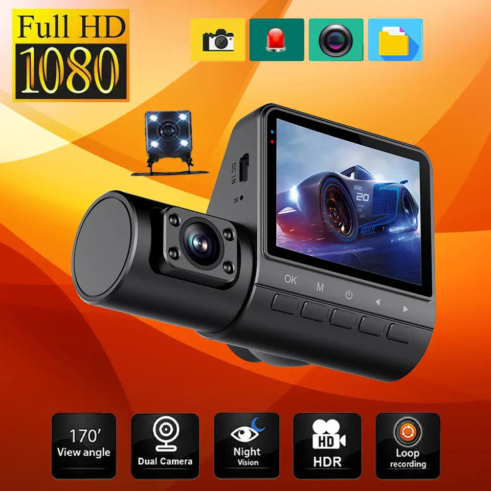 3 Record High-definition Car Recorder 1080P