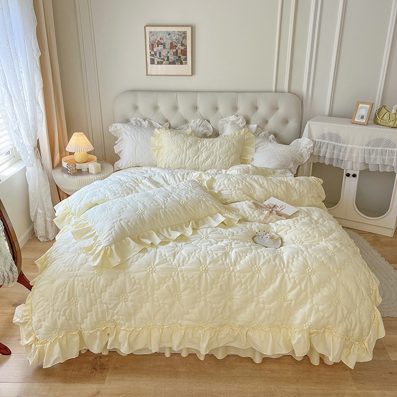 Cheese Cream-Bed Sheet 150cm