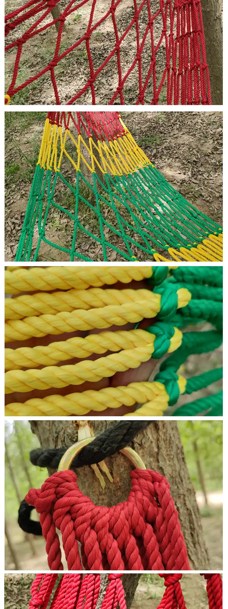 Outdoor Nylon Rope Mesh Hammock