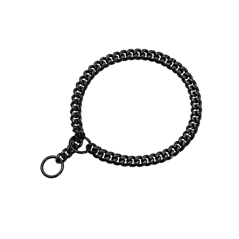 Pet Supplies Stainless Steel Drag Chain Double Ring