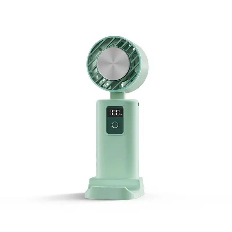 Five-speed Digital Display Refrigeration Handheld Fan Usb Rechargeable