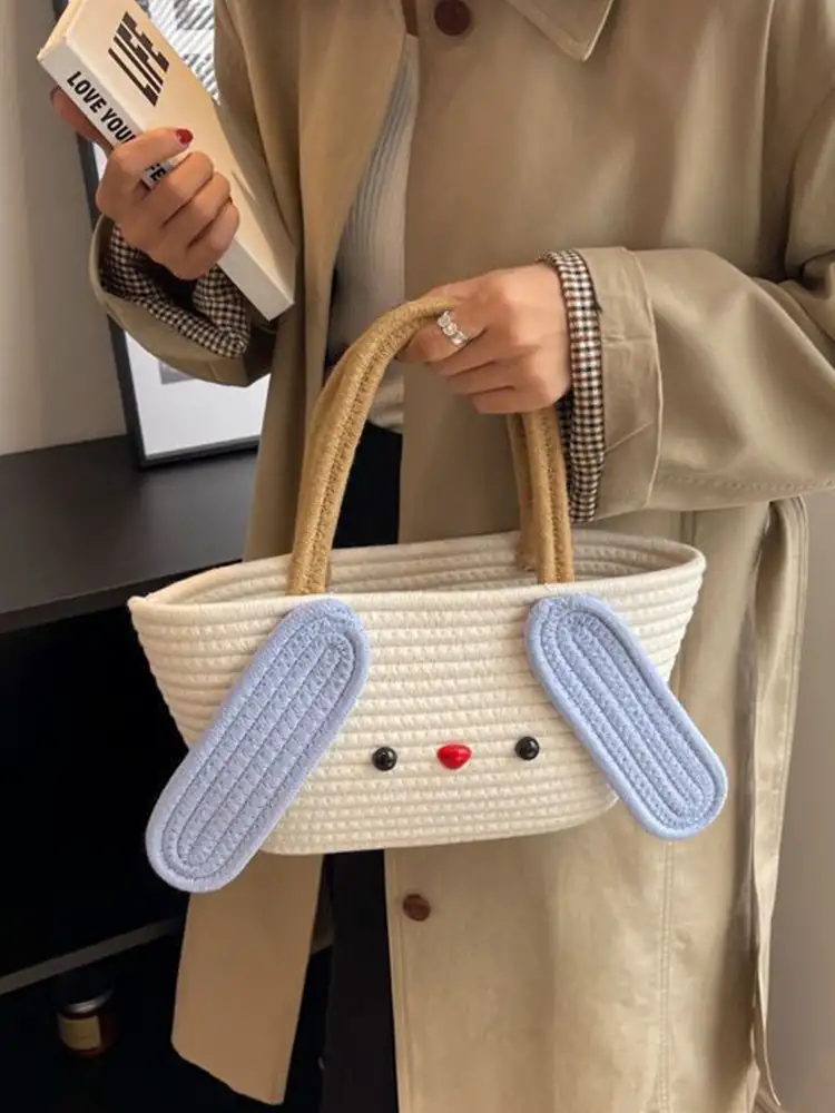 Handbag Cartoon Hand-carrying Knitting