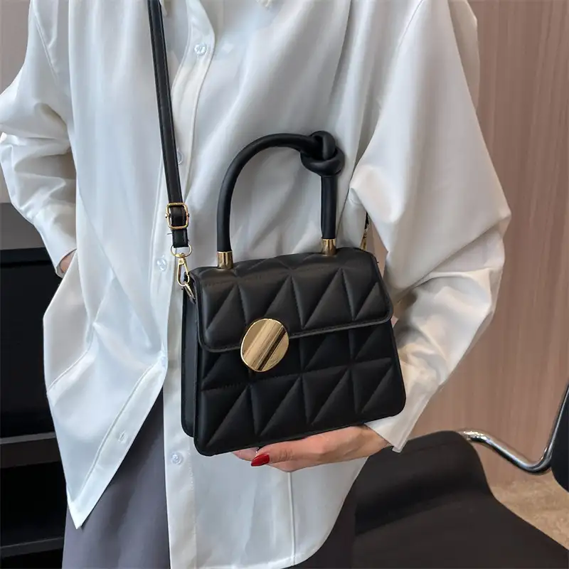 French Minority Design Rhombus Small Handbags Female