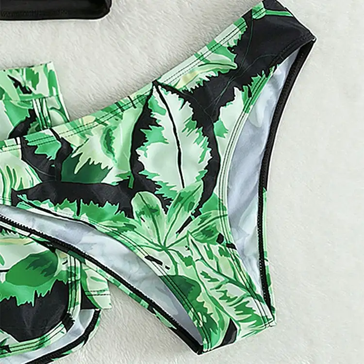 Three-piece Swimsuit Printed Girl