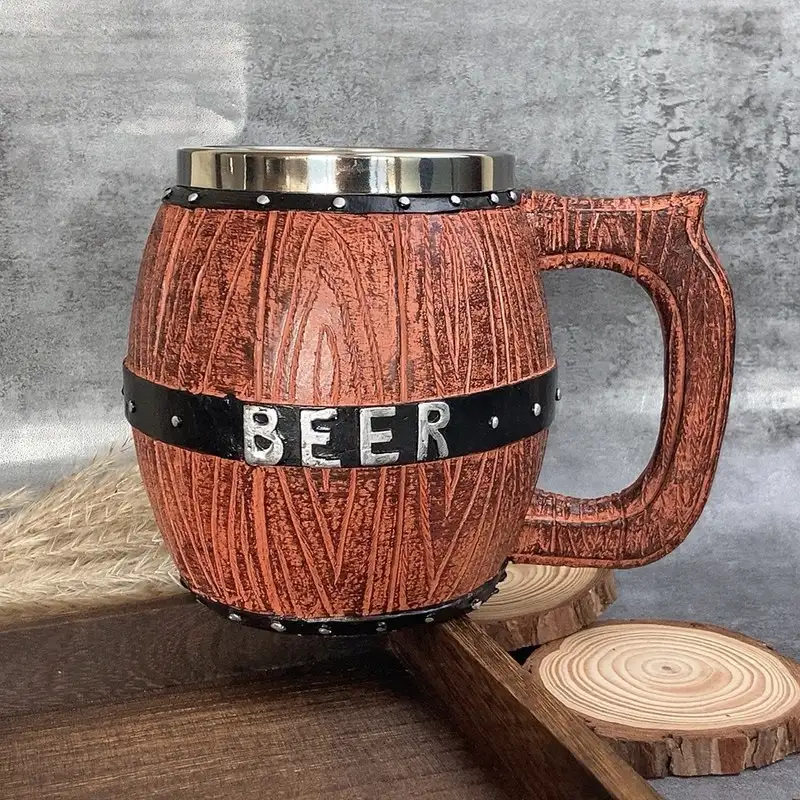 Simulation Barrel Cup Creative Large Capacity Beer Mug