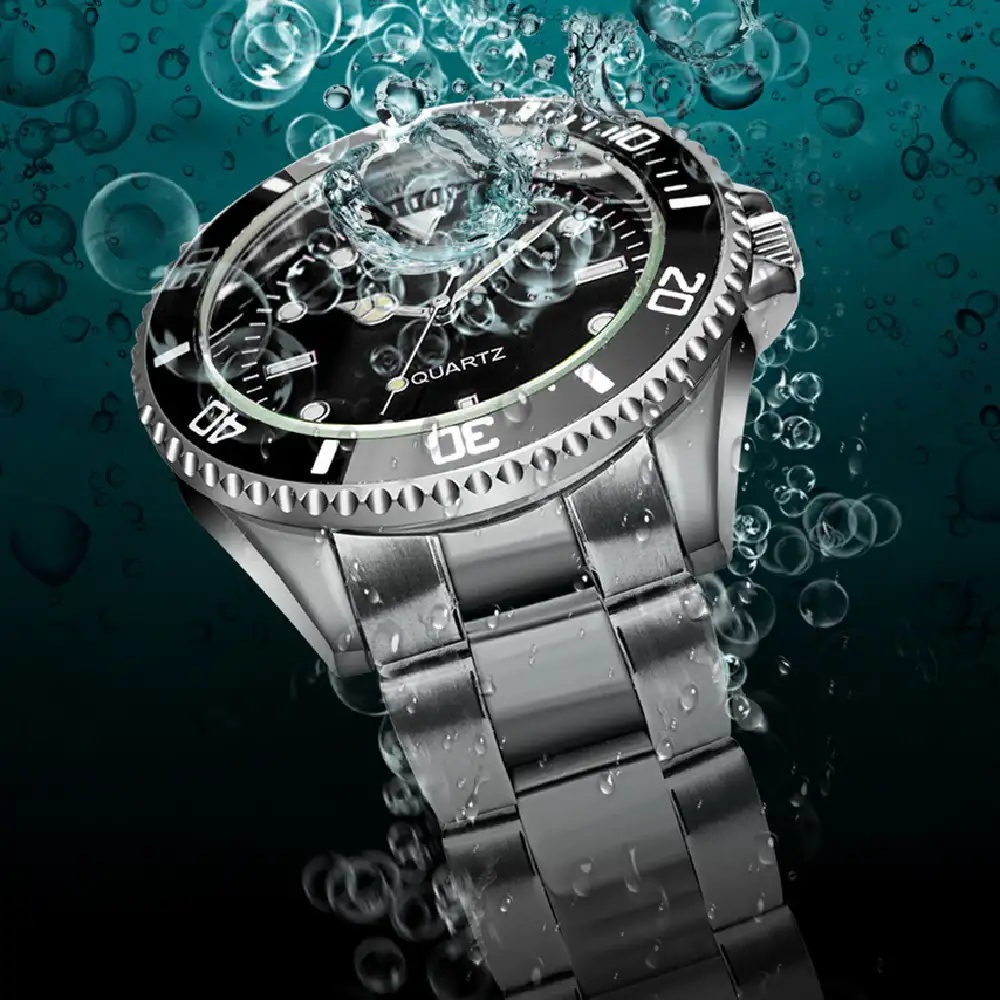 Waterproof Universal Steel Belt Alloy Quartz Watch