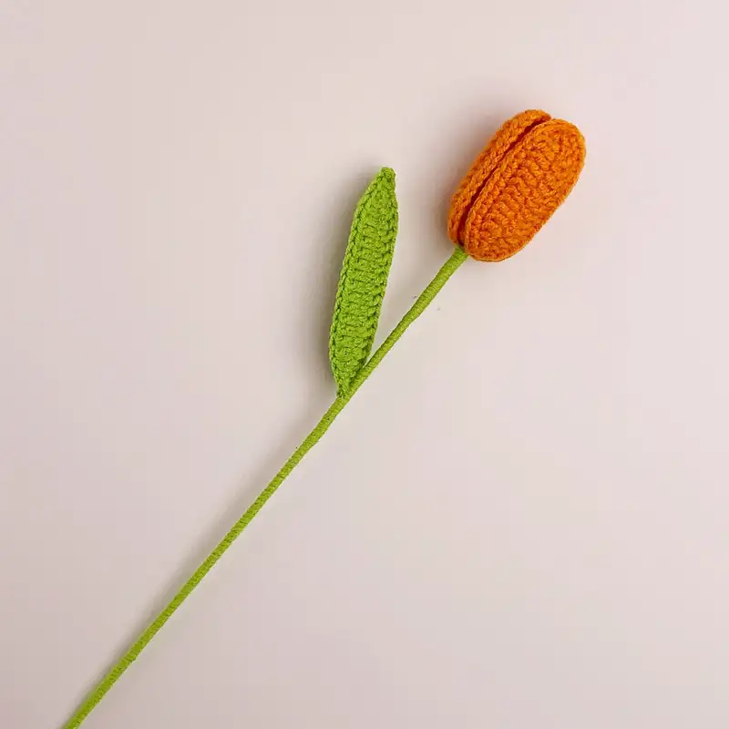 Hand Crochet Tulip Immortal Flower