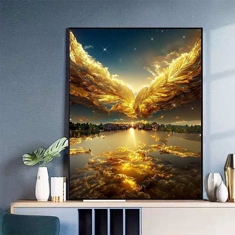 F097 Angel Wings-40x50