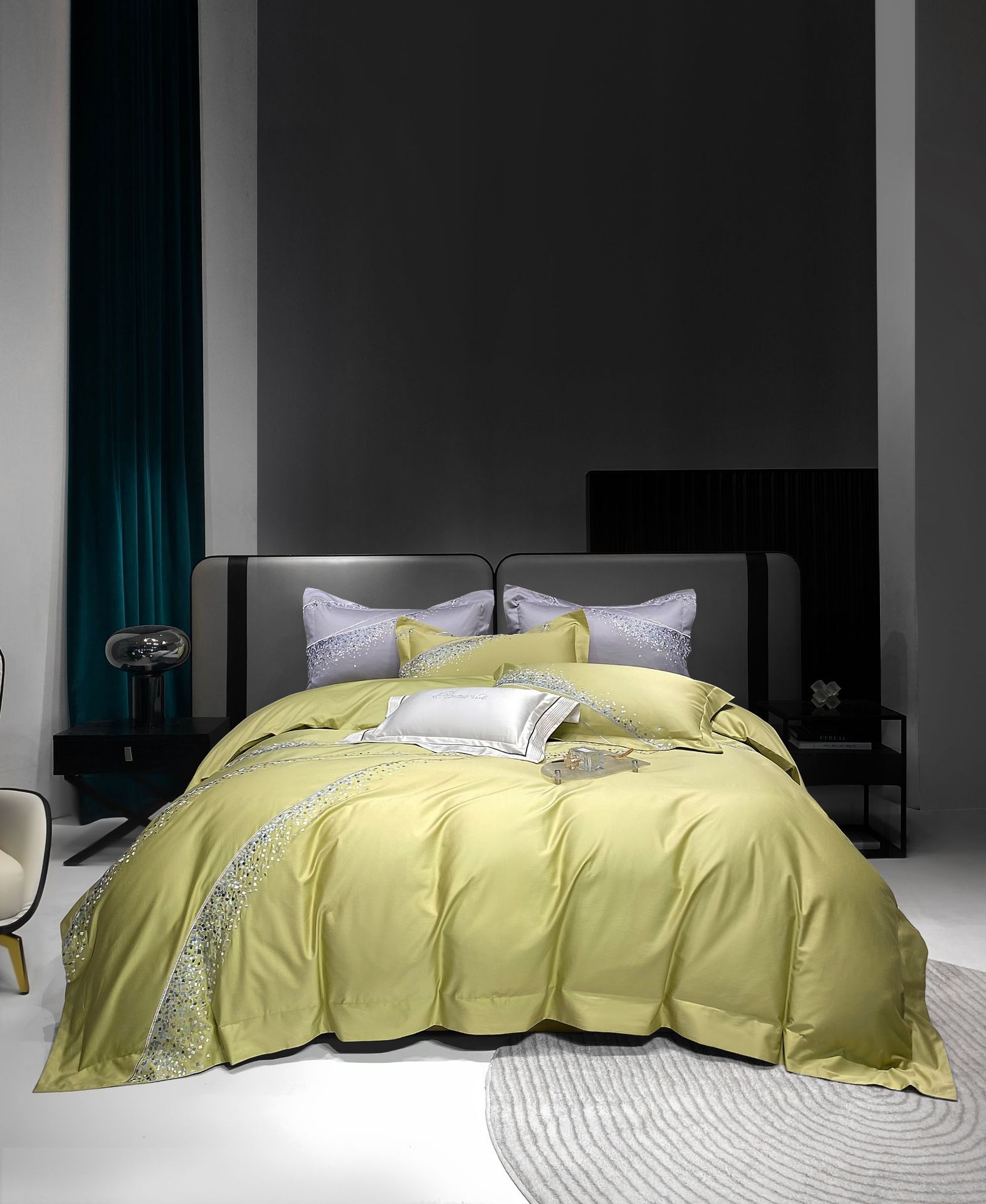 Jump Yellow-200cm Bed Sheet 220x240